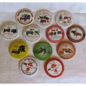 Nowthen Threshing Buttons Pinbacks Show Minnesota Tractors Farm Agriculture Lot